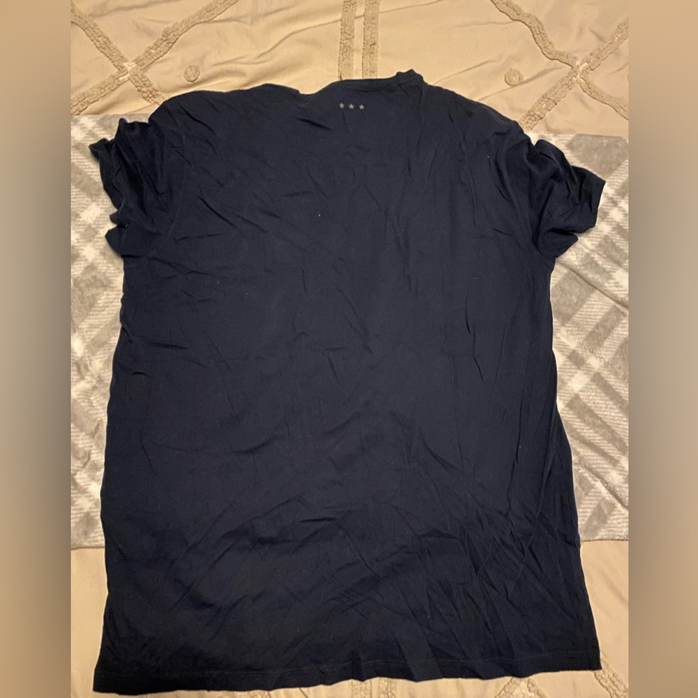 John Varvatos Navy Blue Graphic T-Shirt - Picture 3 of 3